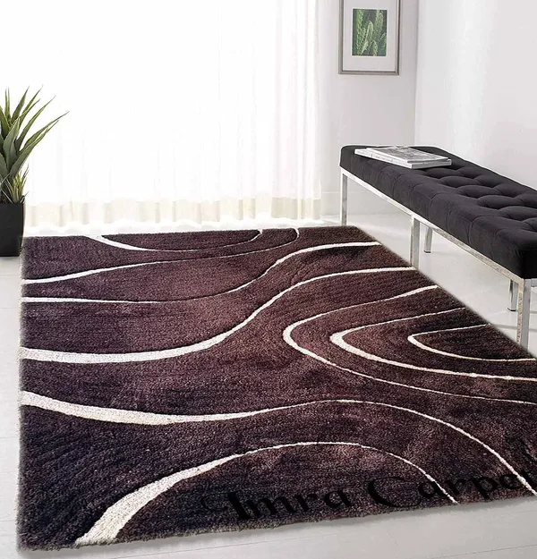 Micro_Polyester_Shaggy_Brown_Plain_Carpet