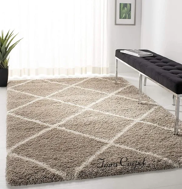 Micro_Polyester_Shaggy_Beige_Ivory_Plain_Carpet