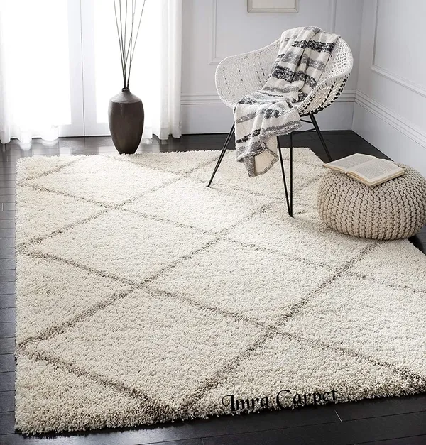 Micro_Polyester_Shag_Solid_Ivory_Beige_Area_Carpet