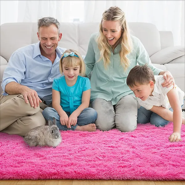 Micro_Polyester_Shag_Solid_Hot_Pink_Area_Carpet