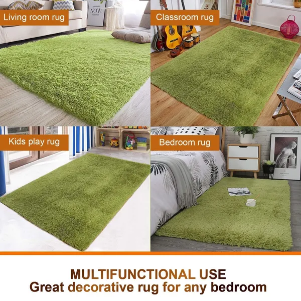 Micro_Polyester_Shaggy_Green_Carpet