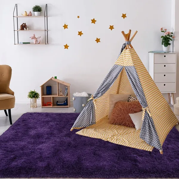 Micro_Polyester_Shaggy_Purple_Living_Room_Carpet