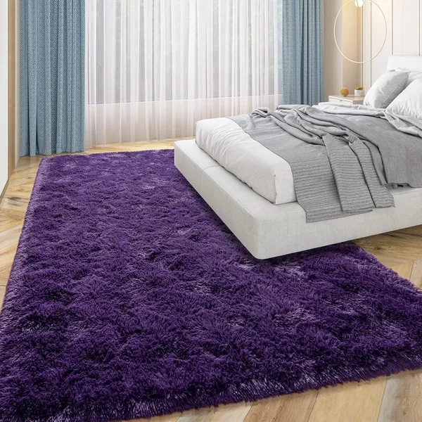 Micro_Polyester_Shaggy_Purple_Living_Room_Carpet