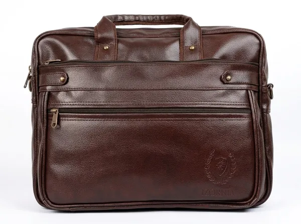 Brown_Faux_Leather_Laptop_Briefcase_For_Men