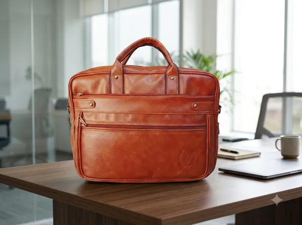 Brown_Textured_Structured_Briefcase_Bag_for_Men