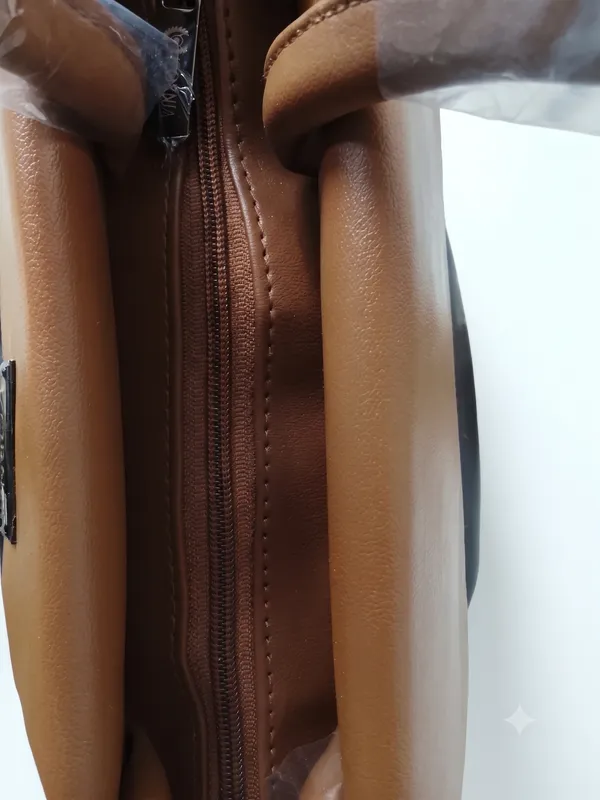 Brown_Leather_Look_Medium_Tote_Structured_Flap_Handbag_for_Women