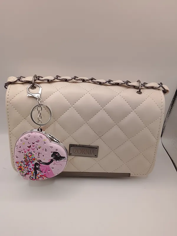Cream_Quilted_Shoulder_Bag_for_Women