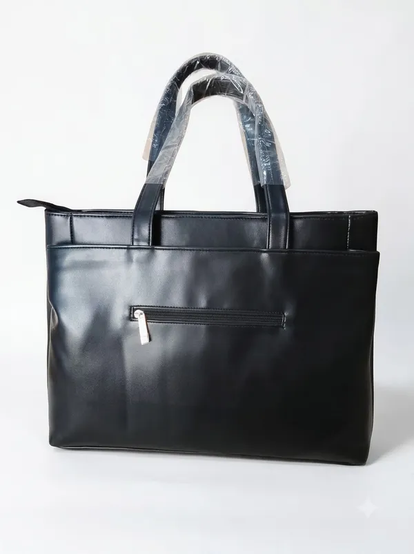 Black_Leather-Look_Structured_Big_Tote_Bag_for_Women