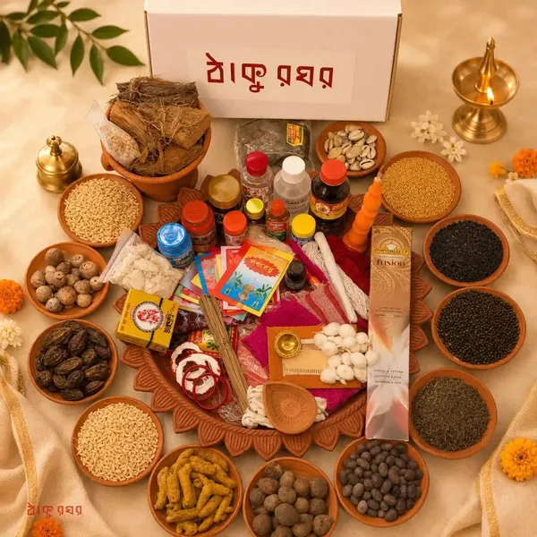 Brass_Festive_Lakshmi_Ganesh_Pooja_Kit_With_Samagri_Velvet_Base