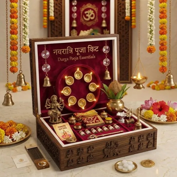 Brass_Navratri_Festive_Pooja_Kit_With_9_Diyas_Kalash_Samagri