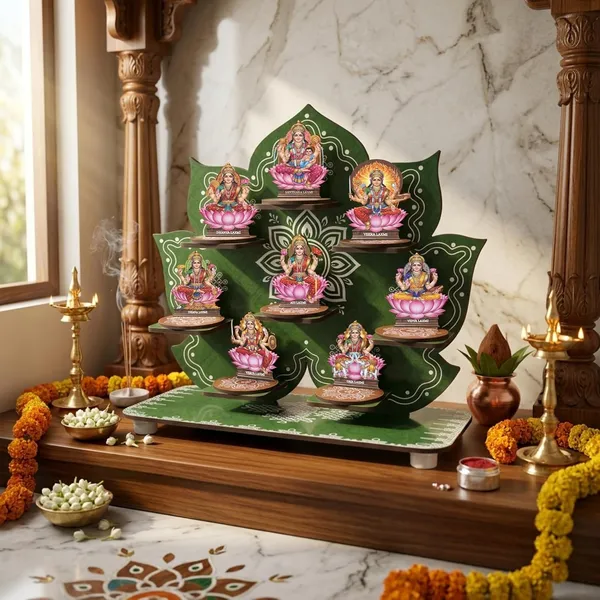 Brass_Traditional_Spiritual_Home_Decor_Set_With_Diya_Idol_Lights