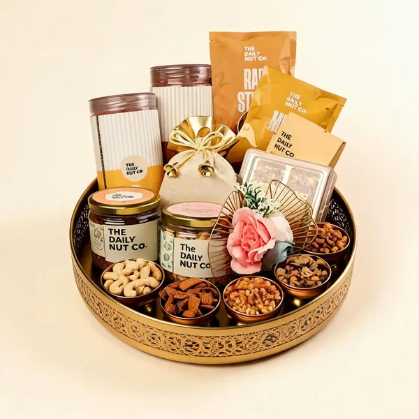 Festive_Gift_Hamper_With_Brass_Diya_Idol_Incense_Dry_Fruits