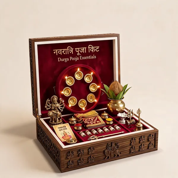 Brass_Navratri_Festive_Pooja_Kit_With_9_Diyas_Kalash_Samagri