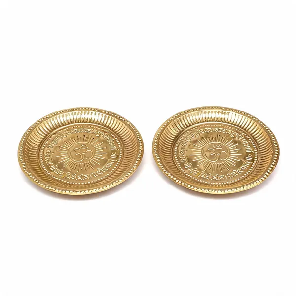 Brass_Traditional_Om_Pooja_Thali_-_Pack_of_2