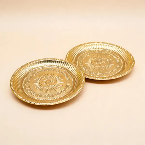 Brass_Traditional_Om_Pooja_Thali_-_Pack_of_2