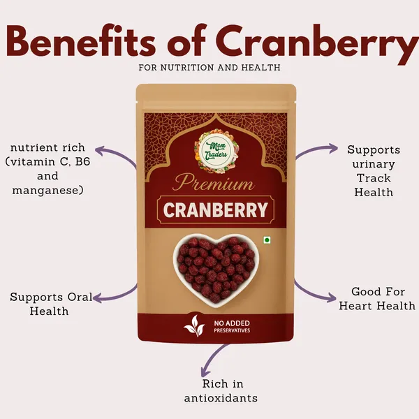 Premium_Dried_Cranberries_Naturally_Sweet_Chewy_Mom_Traders_200_G_-_Pack_of_2