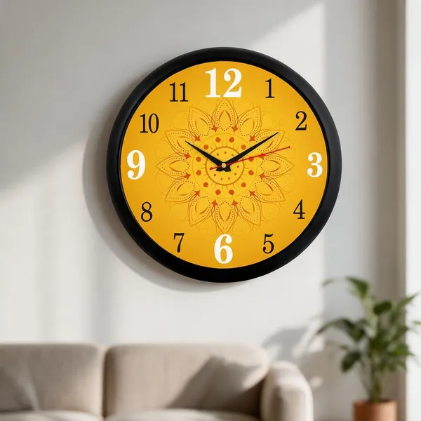 Plastic_Decorative_Mandala_Floral_Print_Round_Analogue_Wall_Clock