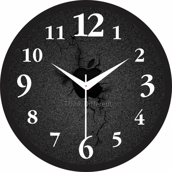 Black_Abstract_Round_Wall_Clock