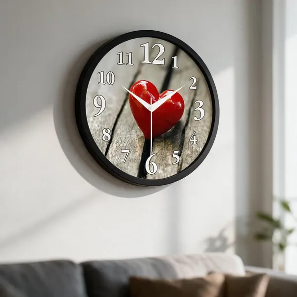 Plastic_Romantic_Heart_Print_Round_Analogue_Wall_Clock
