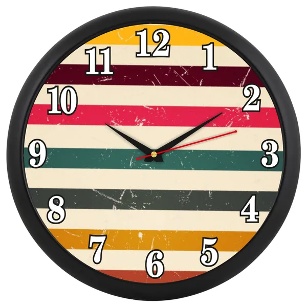 Vintage_Striped_Round_Wall_Clock