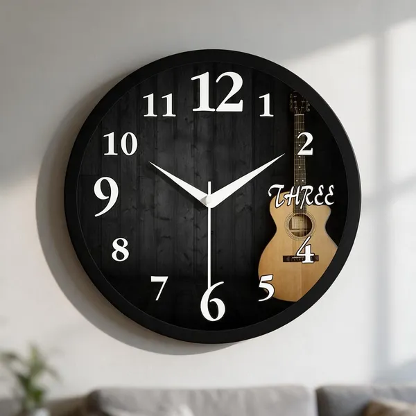 Plastic_Musical_Guitar_Graphic_Print_Round_Analogue_Wall_Clock