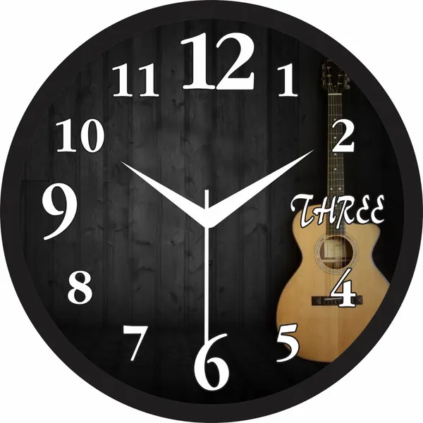 Round_Musical_Guitar_Print_Wall_Clock