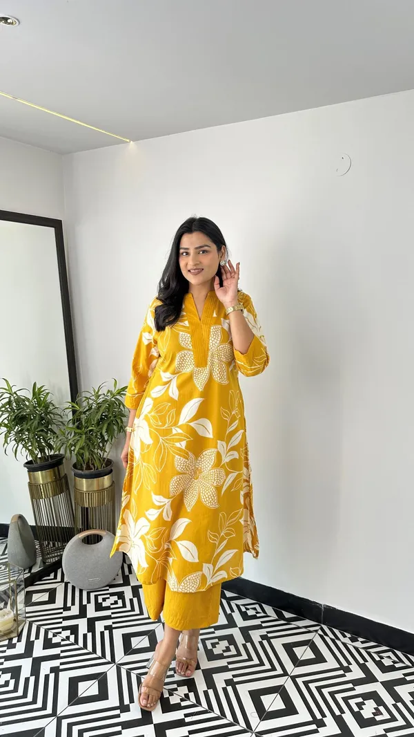 Aster_Yellow_Kurta_Pants