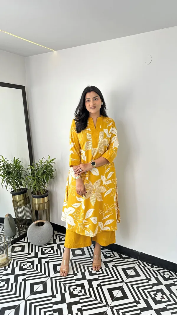 Aster_Yellow_Kurta_Pants