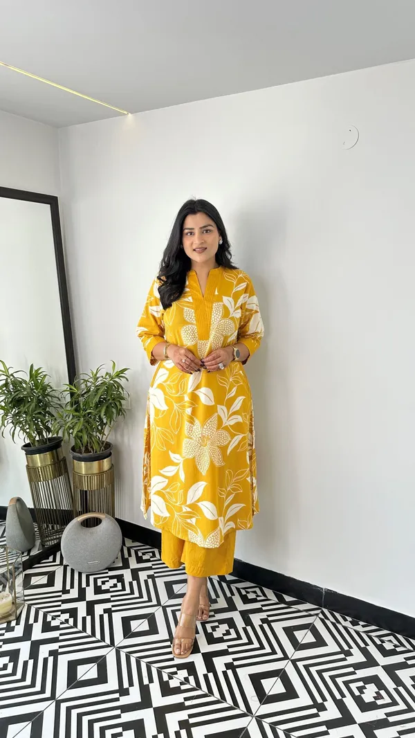 Aster_Yellow_Kurta_Pants