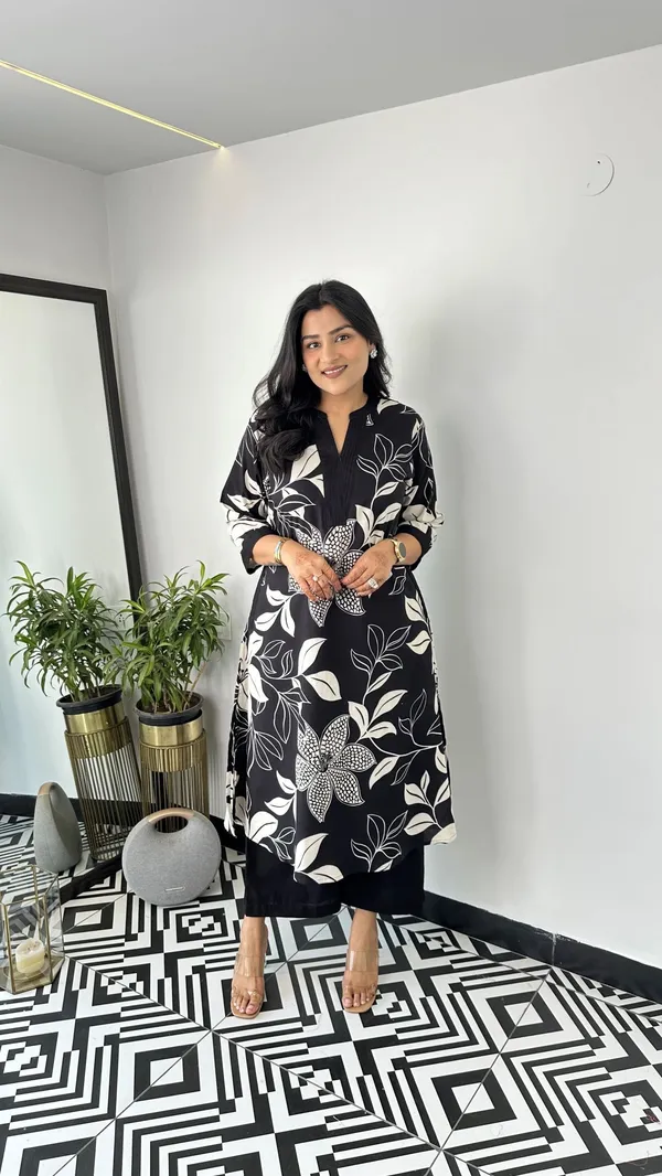 Aster_Black_Kurta_Pants