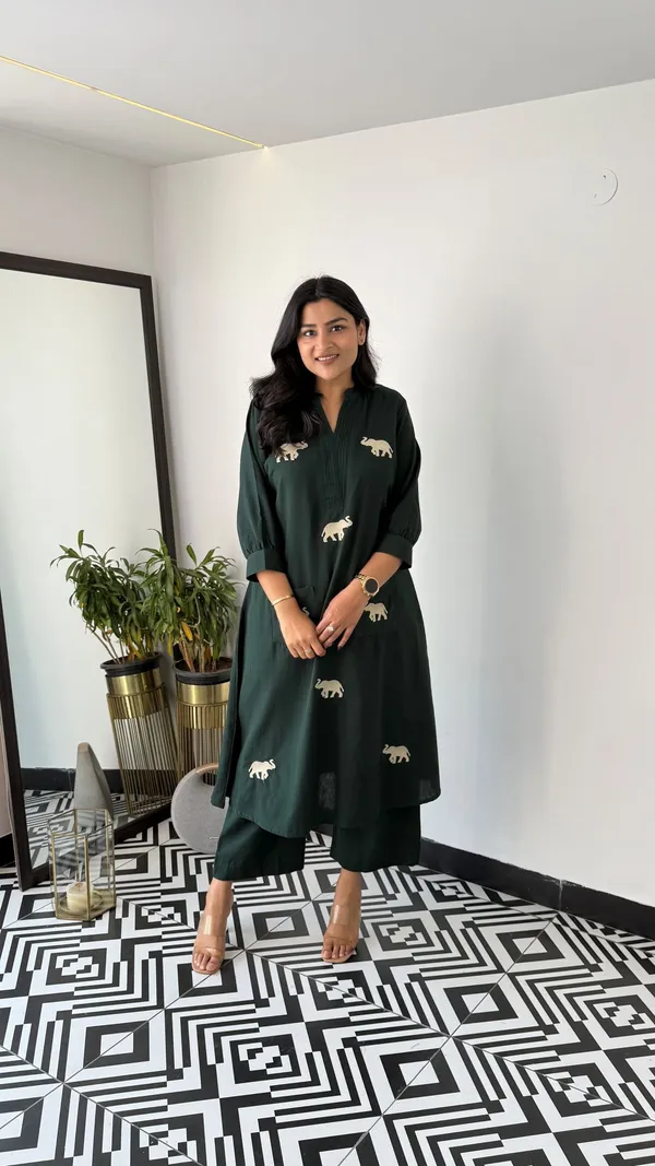 Gaja_Green_Kurta_Pants