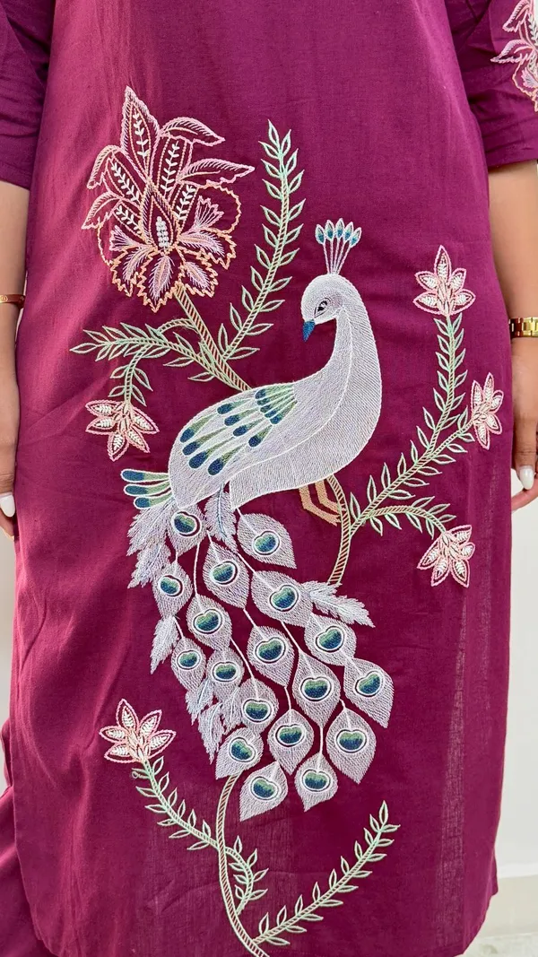 Mayur_Maroon_Kurta_Pants