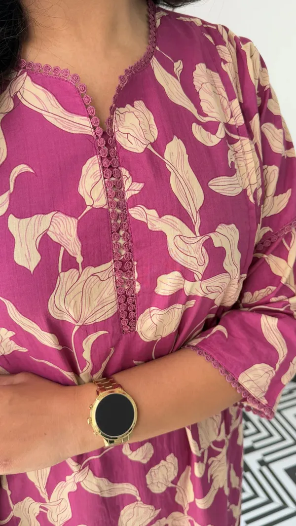 Bloom_Magenta_Kurta_Pants
