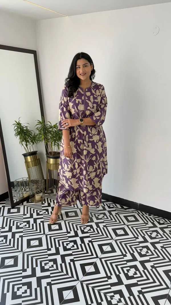Bloom_Purple_Kurta_Pants