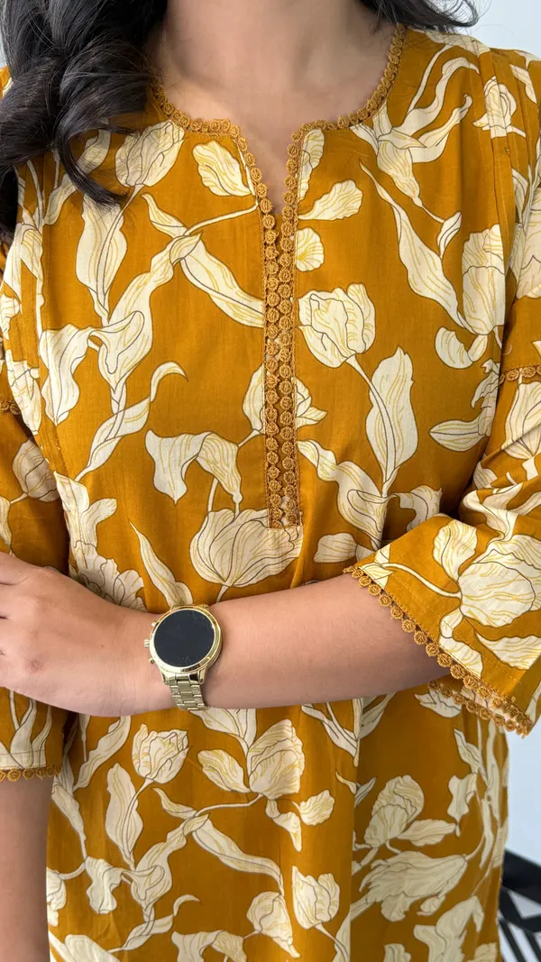 Bloom_Yellow_Kurta_Pants_For_Women
