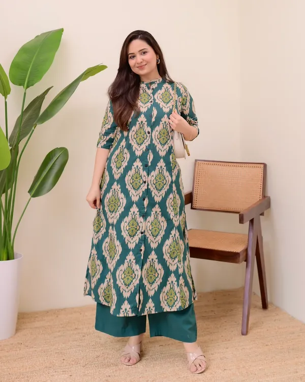 Green_Leaf_Cord_Set_For_Women