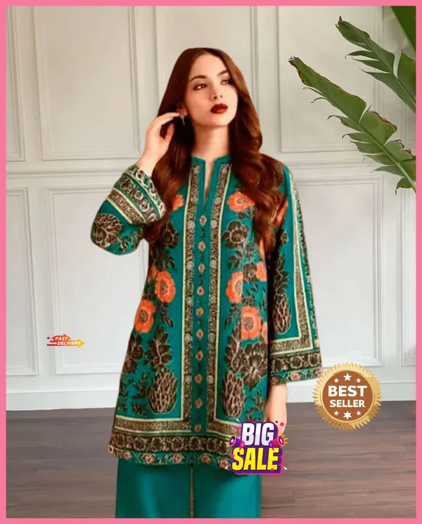 Deep_Green_Cord_Set_For_Women