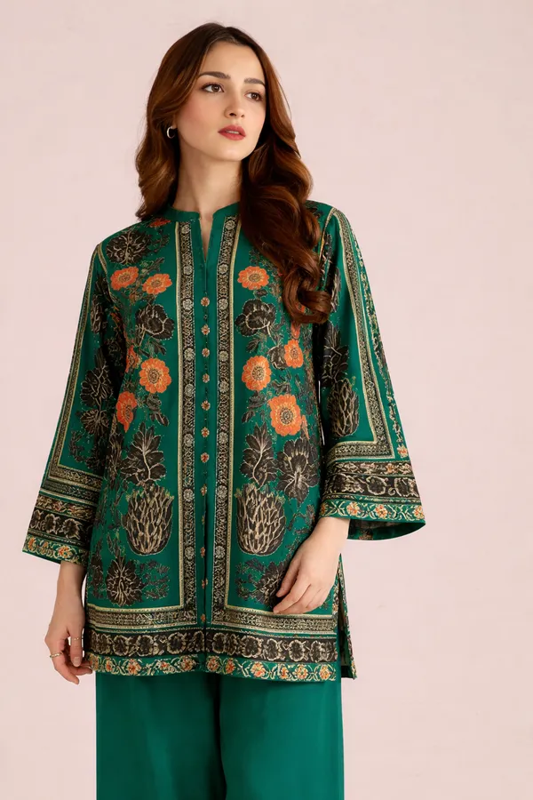Deep_Green_Cord_Set_For_Women