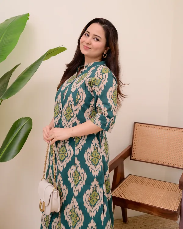 Green_Leaf_Cord_Set_For_Women