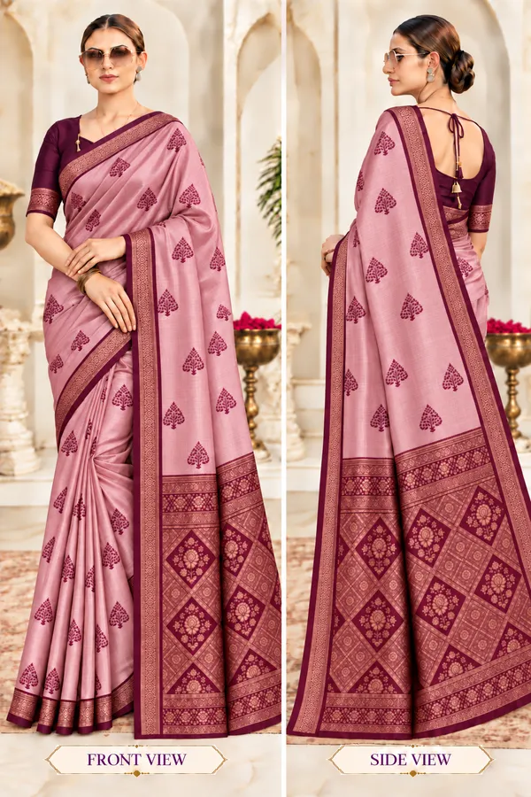Pink_Printed_Saree_For_Women