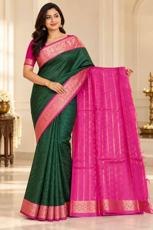 Green_Silk_Traditional_Saree_For_Women