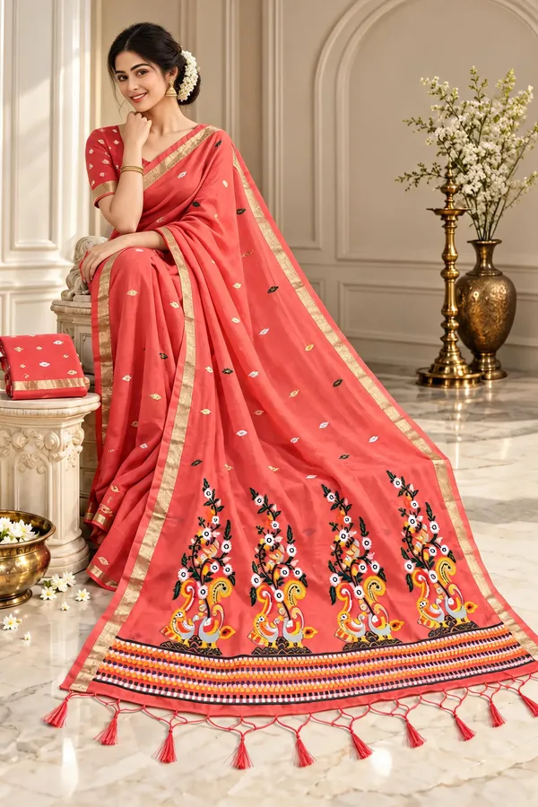 Coral_Printed_Saree_For_Women
