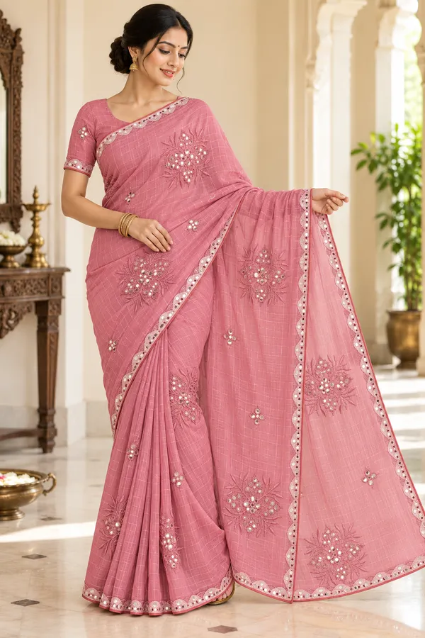 Blush_Pink_Embroidered_Saree_For_Women