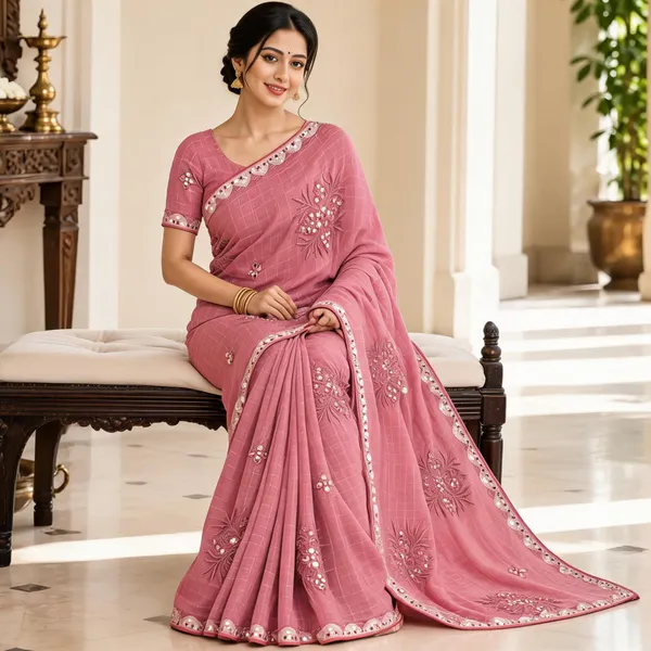 Blush_Pink_Embroidered_Saree_For_Women