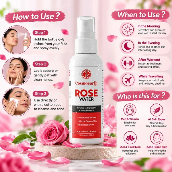 Cosmoearth_Rose_Water_Natural_Toner_Moisturizer_200ml