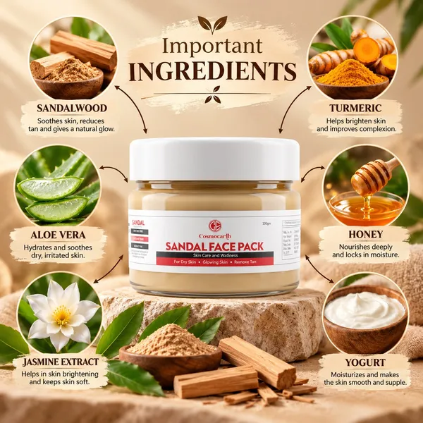 Sandal_Face_Pack_For_Dry_Skin_Tan_Removal_Skin_Brightening_Glow_100g