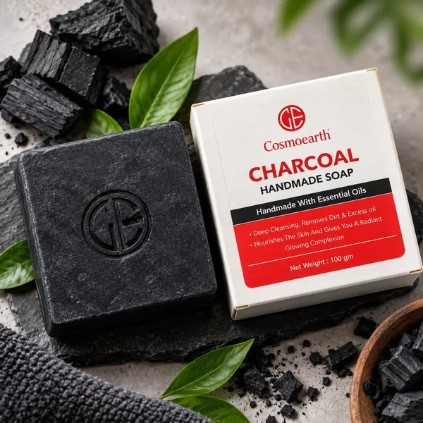 Cosmoearth_Charcoal_Handmade_Soap_Detoxifying_Skin_Softening_100gm