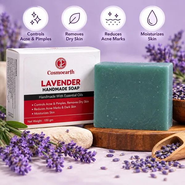 Cosmoearth_Lavender_Handmade_Soap_Reduces_Sun_Tan_Marks_100_Gm