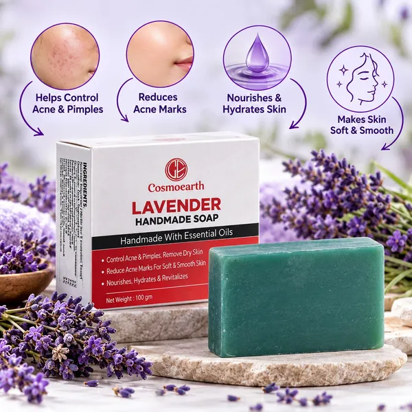 Cosmoearth_Lavender_Handmade_Soap_Reduces_Sun_Tan_Marks_100_Gm