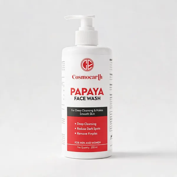 Cosmoearth_Papaya_Face_Wash_Reduces_Dark_Spots_Pimples_200_Ml